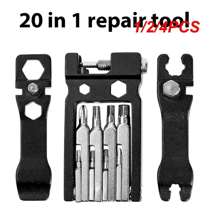 

1/2/4PCS Multifunction 11 In1 Repairing Set Bike Bike Repair Tool Kit Wrench Screwdriver Chain Hex Spoke Mountain