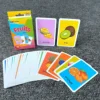 36pcs Children Cognition Cards Body Parts Animal Fruits Double Side Flashcards Montessori Baby Kids Early Educational Toys Gifts 2