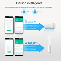 Tuya – capteur intelligent WiFi universel, télécommande IR, température et humidité, pour climatiseur TV AC, fonctionne avec Alexa,Google Home Yandex 6