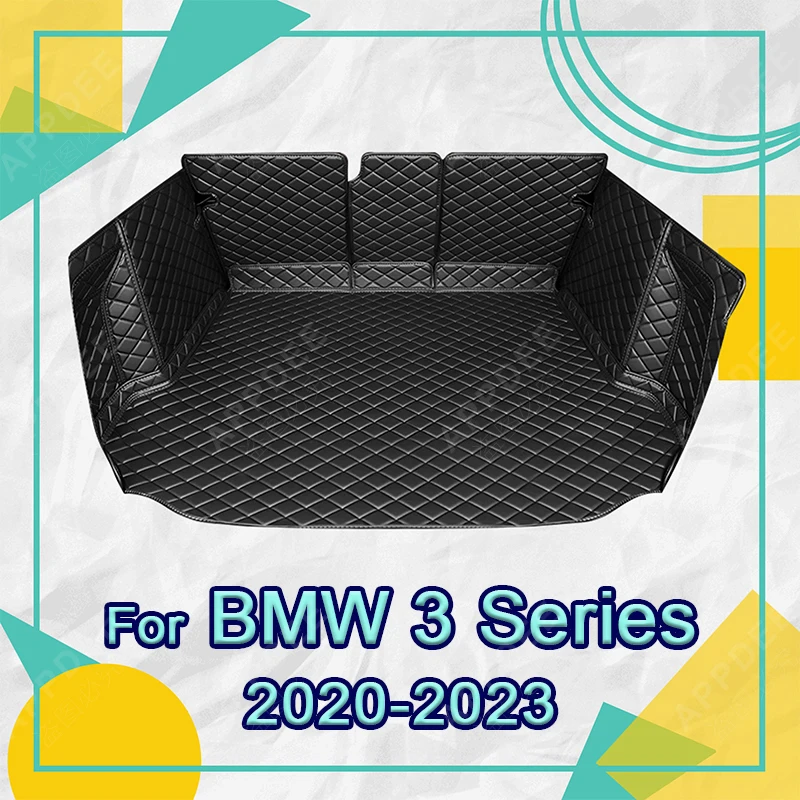 

Auto Full Coverage Trunk Mat For BMW 3 Series 2020 2021 2023 Car Boot Cover Pad Cargo Liner Interior Protector Accessories