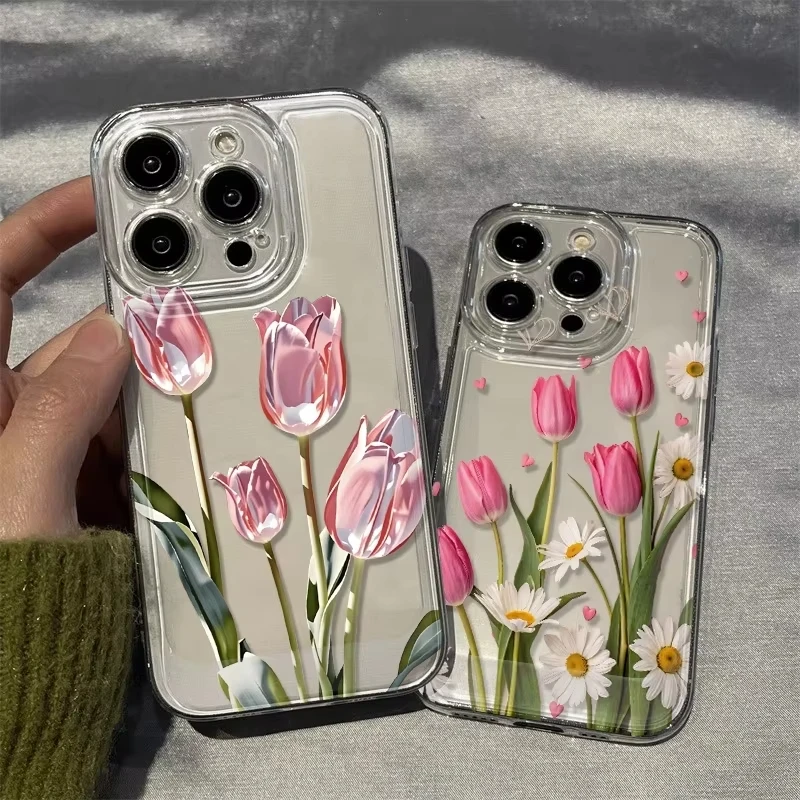 Tulip Pattern Summer Phone Case
