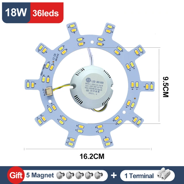 ZGREDED Led Panel Light SMD 5730 Ceiling Light Led Module Round Led