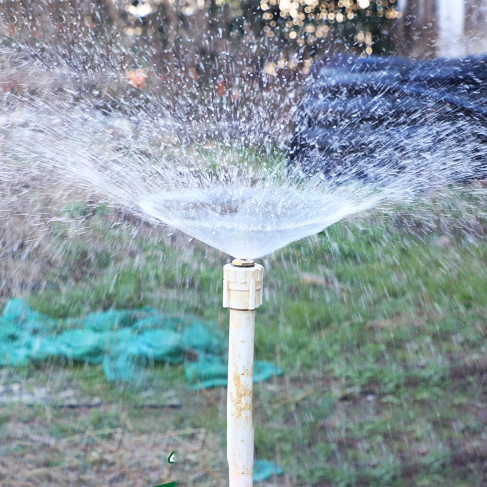 G12 Brass Sprinkler Head Adjustable 360Degree Nozzle for Garden Irrigation Needs