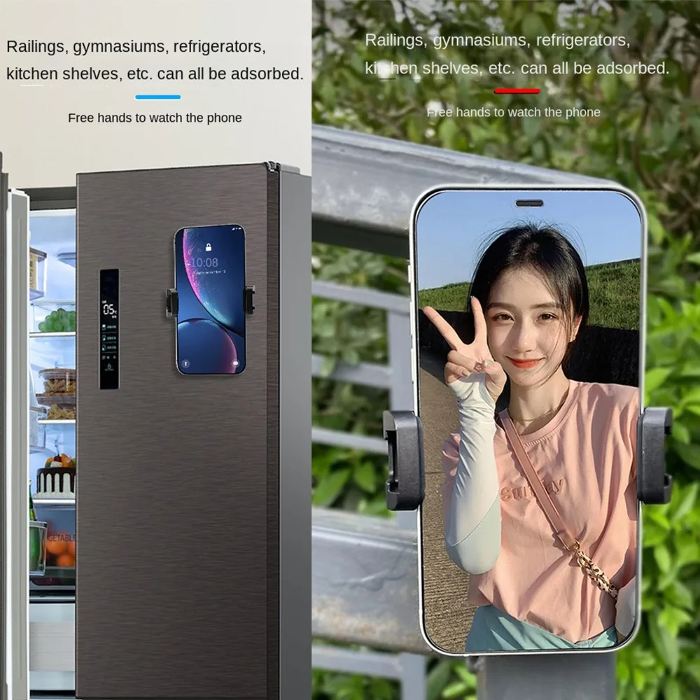 호환 가능한 체육관용 자석 휴대폰 홀더 360도 조절 가능 탈착식 자석 휴대폰 홀더 마운트 휴대용 자석 휴대폰 홀더