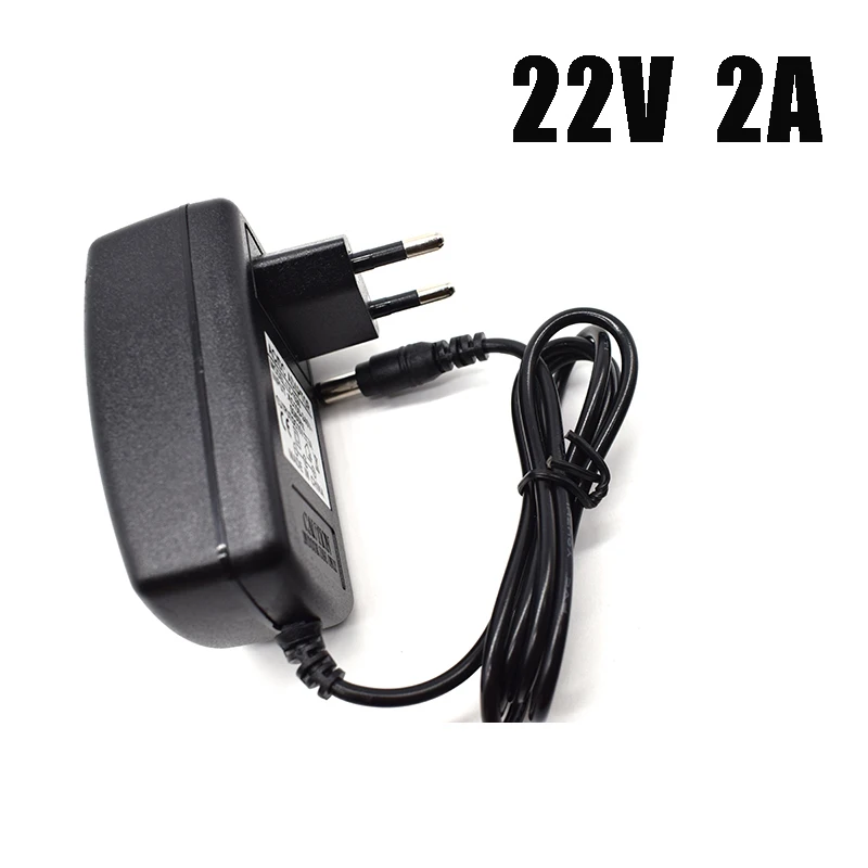 22V 2A AC/DC Adapter Power Charger For Square Dance Trolley