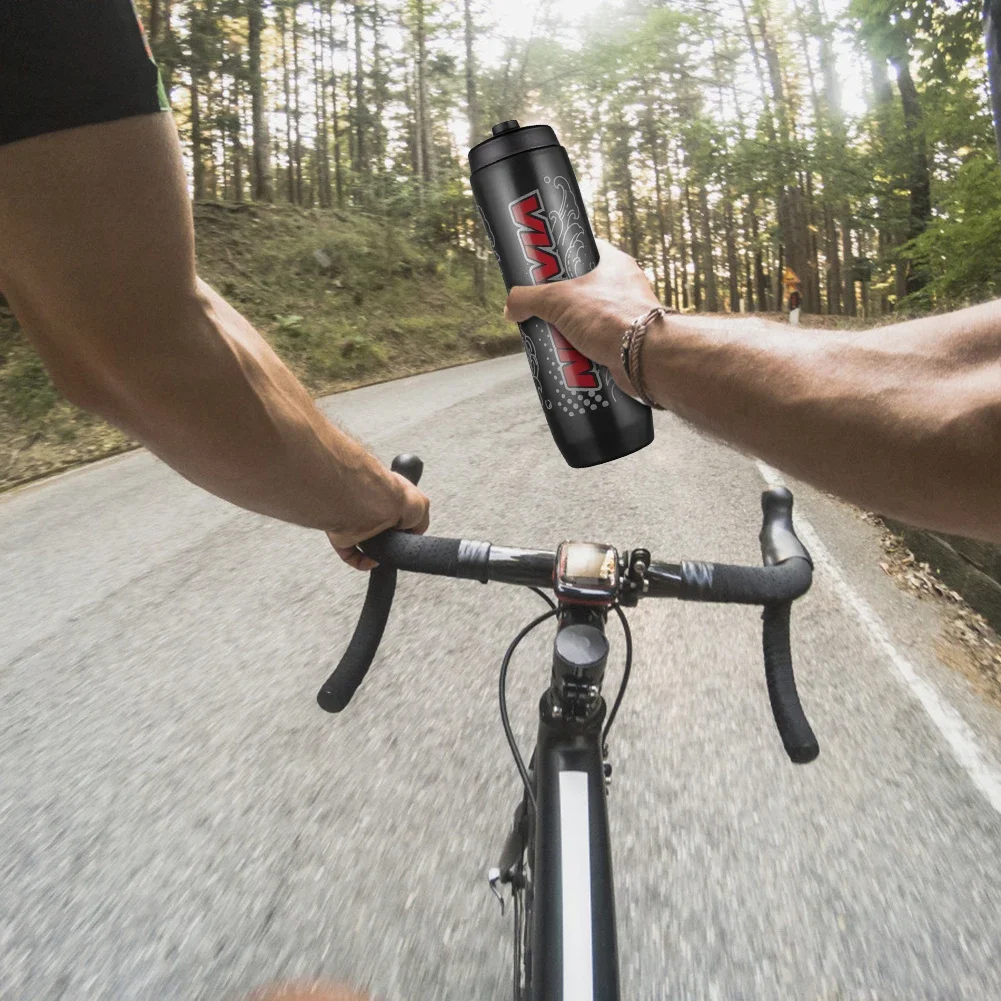 1000ml Outdoor Bike Squeeze Water Bottle Running Riding Cycling Sport Kettle Drinkware PP5 Bicycle Water Bottle Cage bicycle water bottle water bottle sports bottle