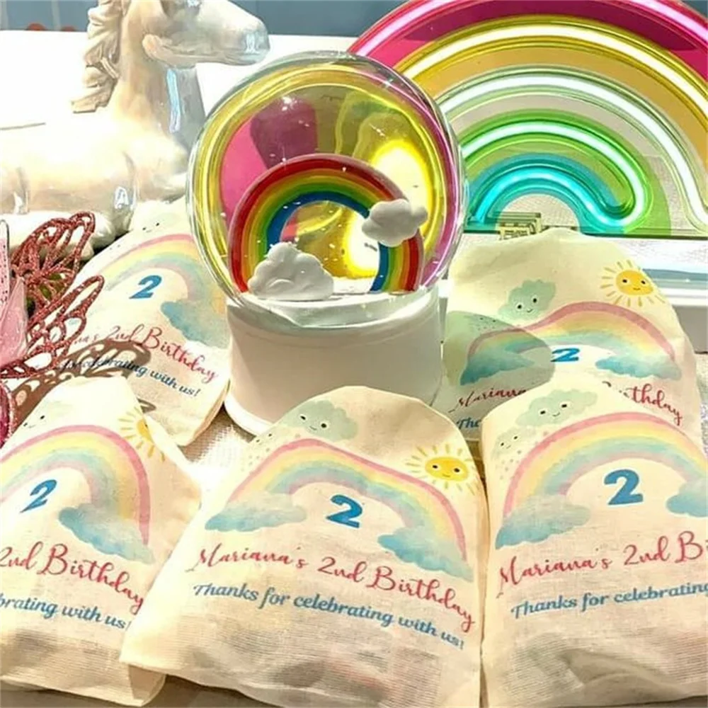 20PCS RAINBOW Favor Bags, Custom Rainbow Party Favors, Color Party, ROYGBIV  Theme, Kindergarten Party, Toddler Party Favor Bags - AliExpress