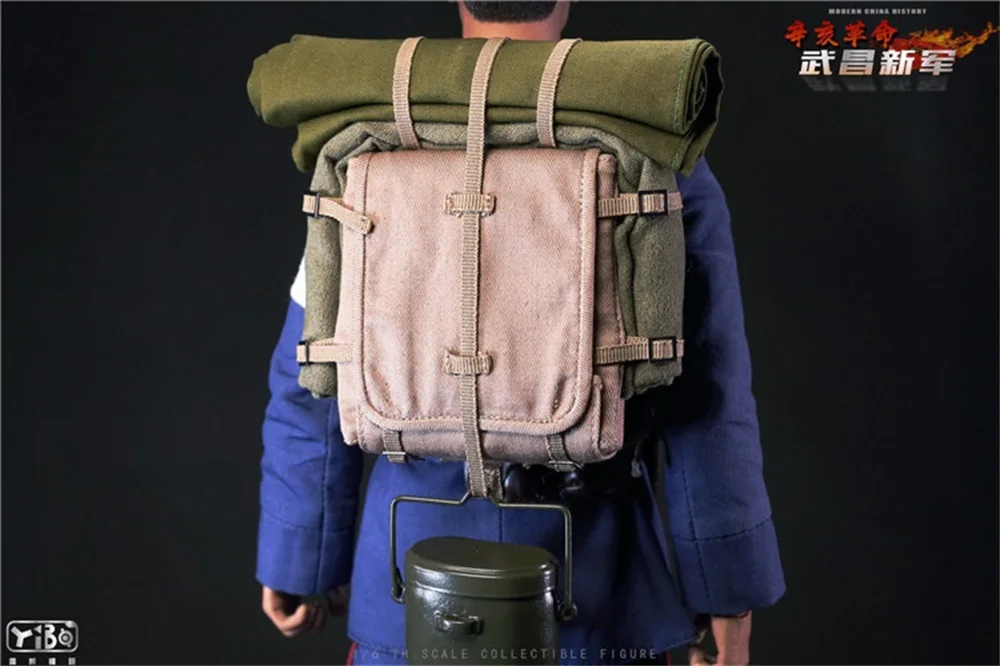 YIBO mochila de hombro para acción, modelo 003 del nuevo ejército Militar  de Asia Wu Chang Revolution, accesorios para fiambrera, 1/6| | - AliExpress