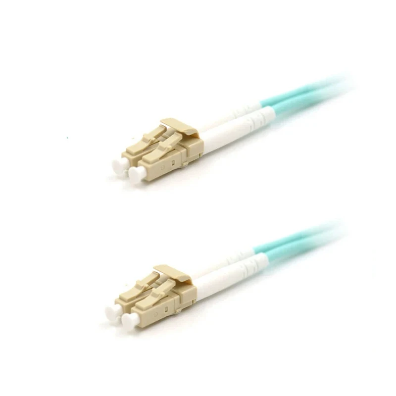 FASO 20Pcs/Bag OM3 LC/UPC  Multimode Optical Fiber Optic Patch Cord Jumper Duplex 3.0mm Optical Patch Cable