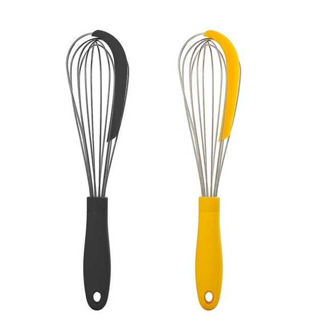 at Home 135 Black Plastic Whisk