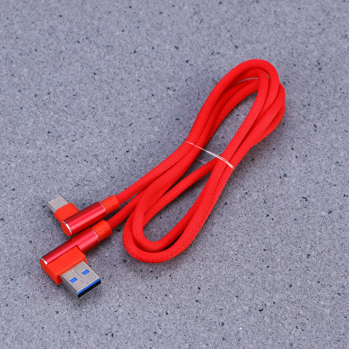 1M 90도 USB 타입 C 케이블, 브레이디드 2.4A 고속 충전 데이터 전송 코드, S8, S8 플러스, P9, 노트 8 호환