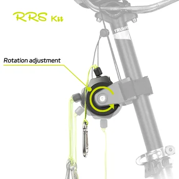 RRSkit Corda per rimorchio per bicicletta Corda da traino Corda da trazione per bicicletta Mountain Bike Bici da strada genitore-figlio Tirare le corde per tirare