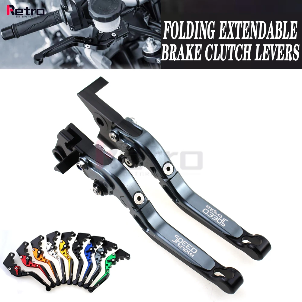 

For Triumph SPEED TRIPLE R 675 2012-2015 2013 2014 Motorcycle Folding Extendable Adjustable Clutch Brake Levers