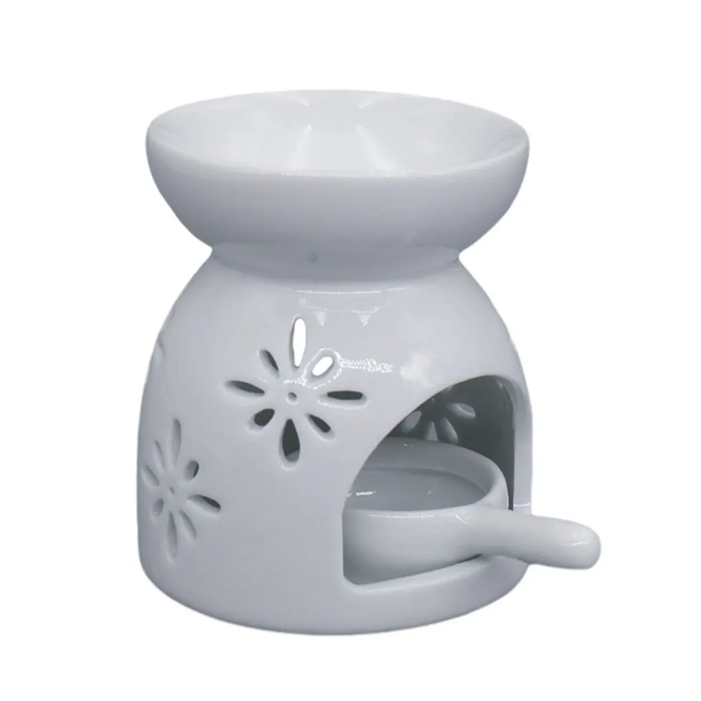 

Ceramics Aromatherapy Essential Oil Burner Safe And Non-toxic Ceramic Candle Holder Incense
