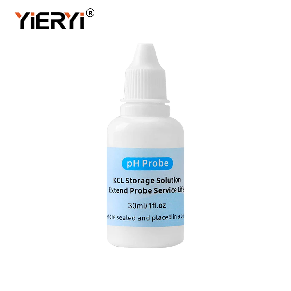 Yieryi 50ML Professional PH Meter Calibration Fluid 7.0 4.0 10.0 222 MV ORP Calibration Fluid 30 ML Probe Protection Liquids