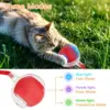 Interactive Ball Toy Cat Dog Automatic Rolling Ball Faux Tail Rechargeable Smart Pet Electric Toy Dog Cat 360° Indoor Ball Toy 2