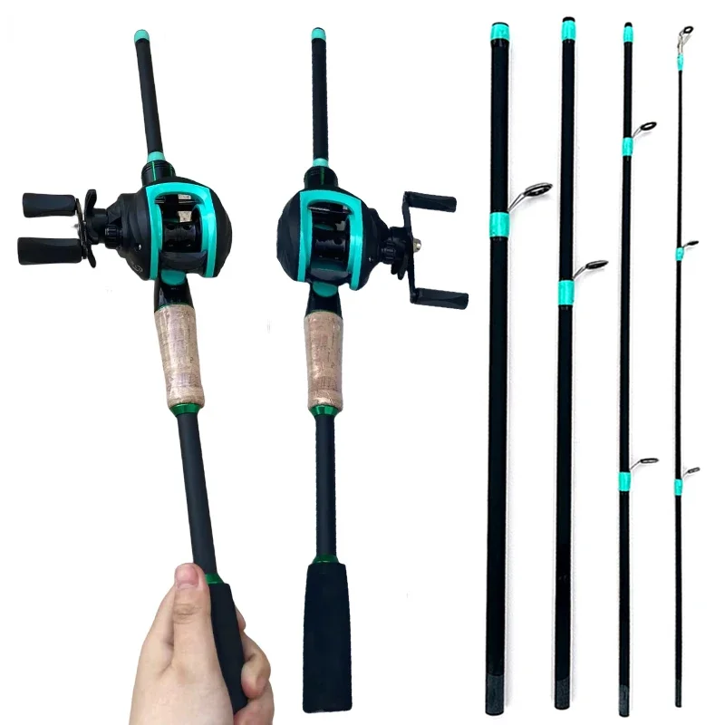 4/5 Section Ultralight Spin/Cast Lure Fishing Rod 7.2:1 Baitcasting Reel Set 1.8/2.1M Bait WT.3.5-14g Portable Travel Mini Pole - AliExpress 18 4/5 Section Ultralight Spin/Cast Lure Fishing Rod 7.2:1 Baitcasting Reel Set 1.8/2.1M Bait WT.3.5-14g Portable Travel Mini Pole - AliExpress 18