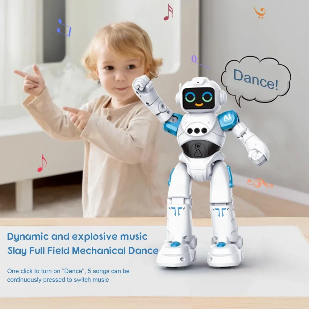 Intelligent RC Robot Programming Remote Control Robot Toys Biped Humanoid For Children Kids Birthday Gift Present