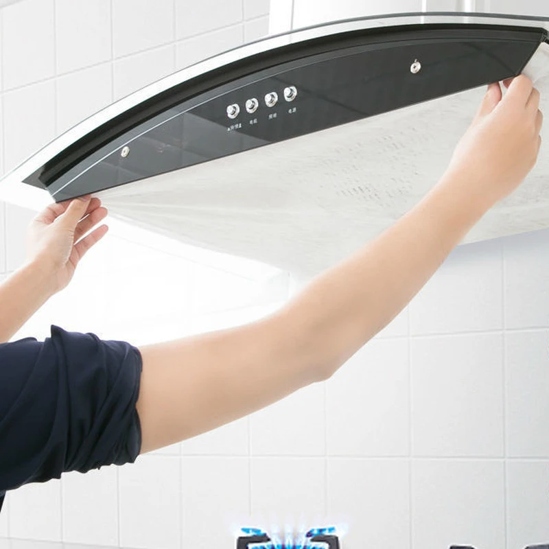 Oil Filter Paper Range Hood Non-woven Fan Filter Disposable Kitchen Hood Grease Anti Oil Cotton Cooker Extractor cooker hood filter
