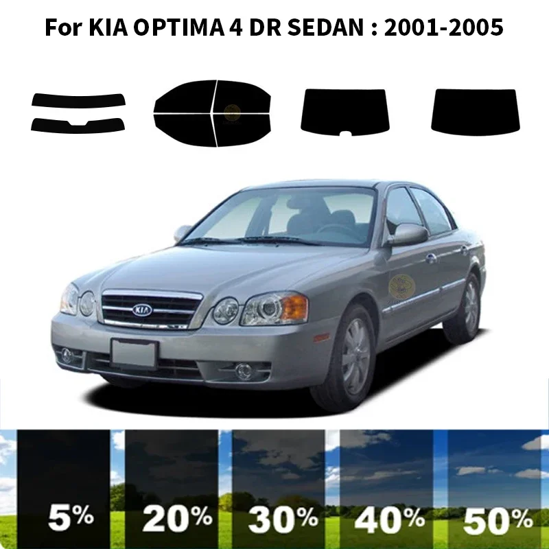 

Precut nanoceramics car UV Window Tint Kit Automotive Window Film For KIA OPTIMA 4 DR SEDAN 2001-2005