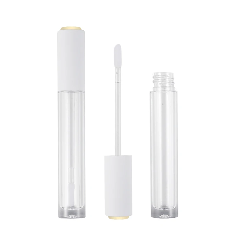 

30 pcs Lip Gloss Eplacement Empty Tube Lip Glaze Lipstick Tube 4ml Lip Gloss Bottle Silicone Brush Transparent Brush Bar