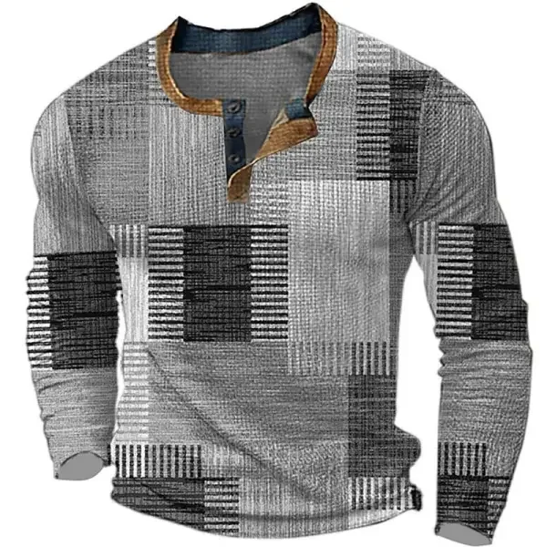 Tシャツ・カットソー DNSR Henley Neck Stripe Long Sleeve 5FT1304 Steven Alan（スティーブンアラン）の「＜Steven Alan＞ SUVIN/F