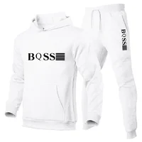 Men's Sports Suits Fashion Tracksuit Women Hoodies + Pants Two Pieces Sets Running Casual Sweatshirts Sweatpants Men's Clothing 2