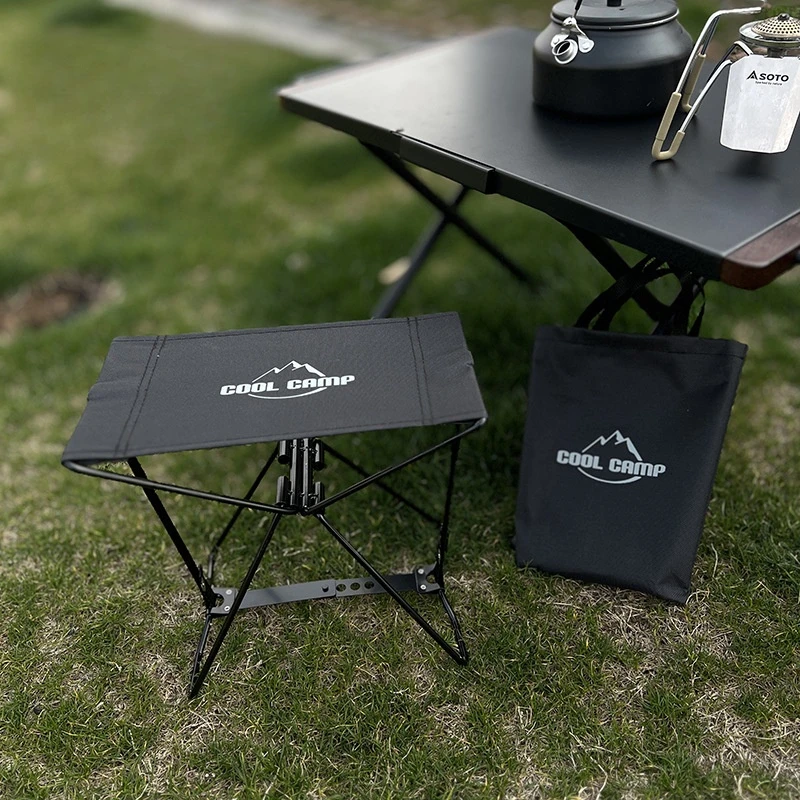 

Outdoor Portable Folding Chair Foot Support Fishing Bench Mini Table Picnic Barbecue Stool Storage Rack Small Stool