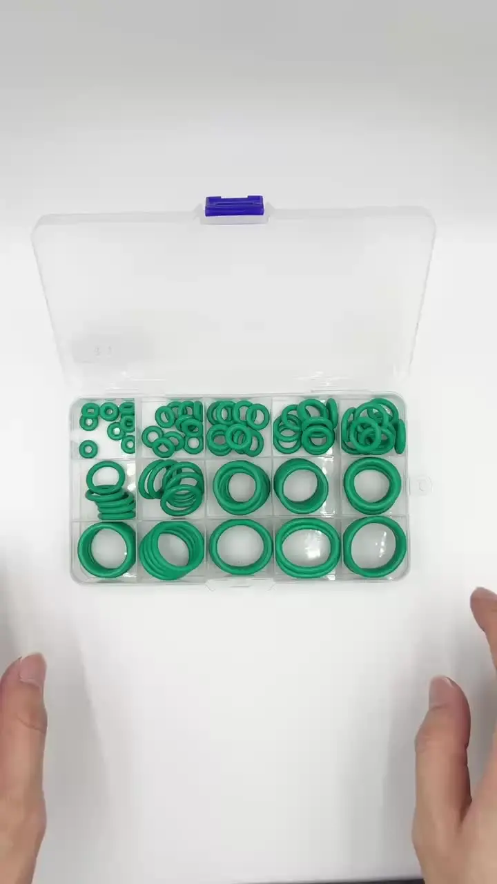 10-Pack Fluorine Rubber O-Rings, 57mm OD X 53mm ID X 2mm Width, FKM Green Seals For Plumbing & Machinery - View #6