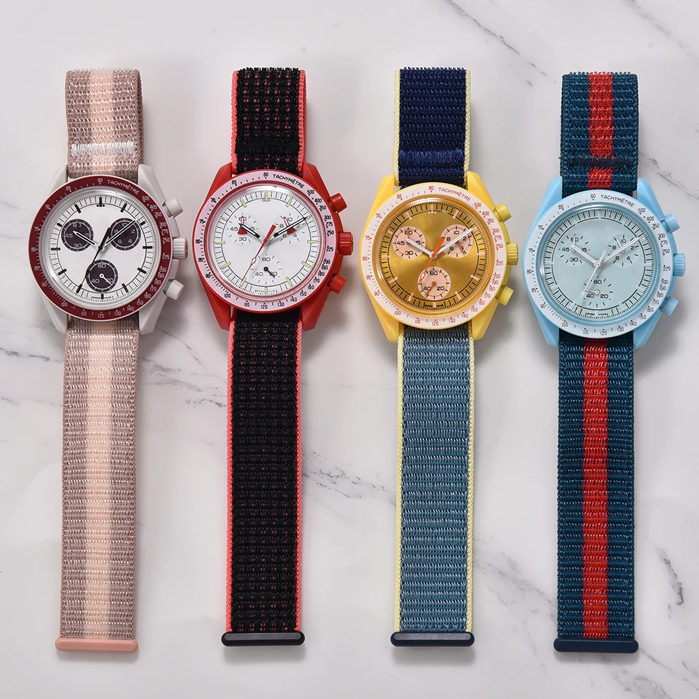 Enhanced Elastic Nylon Watch Band - Adjustable Lightweight & Sweatproof Unisex Strap