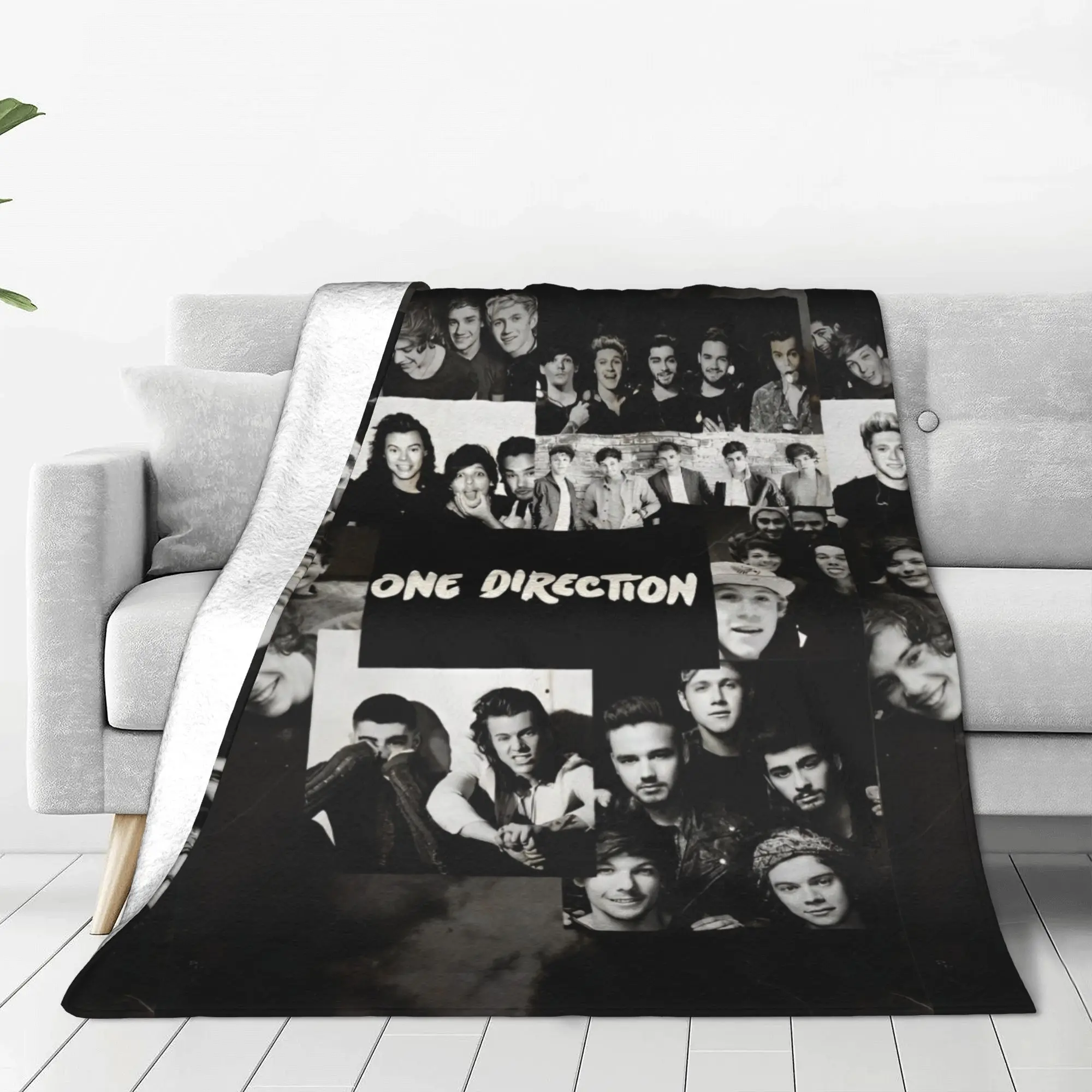 1D Rock One Directions Blankets Flannel Textile Decor   Multifunction Soft Throw Blanket for Home Outdoor Rug Piece 5