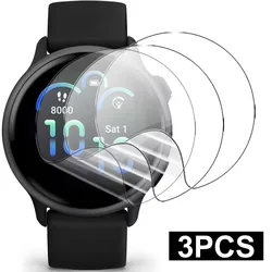 Hydrogel Screen Anti - Scratch Protector - Premium Full - Cover Soft Film (3 - Pack) - 3Pcs Hydrogel Film (For Garmin 255S)