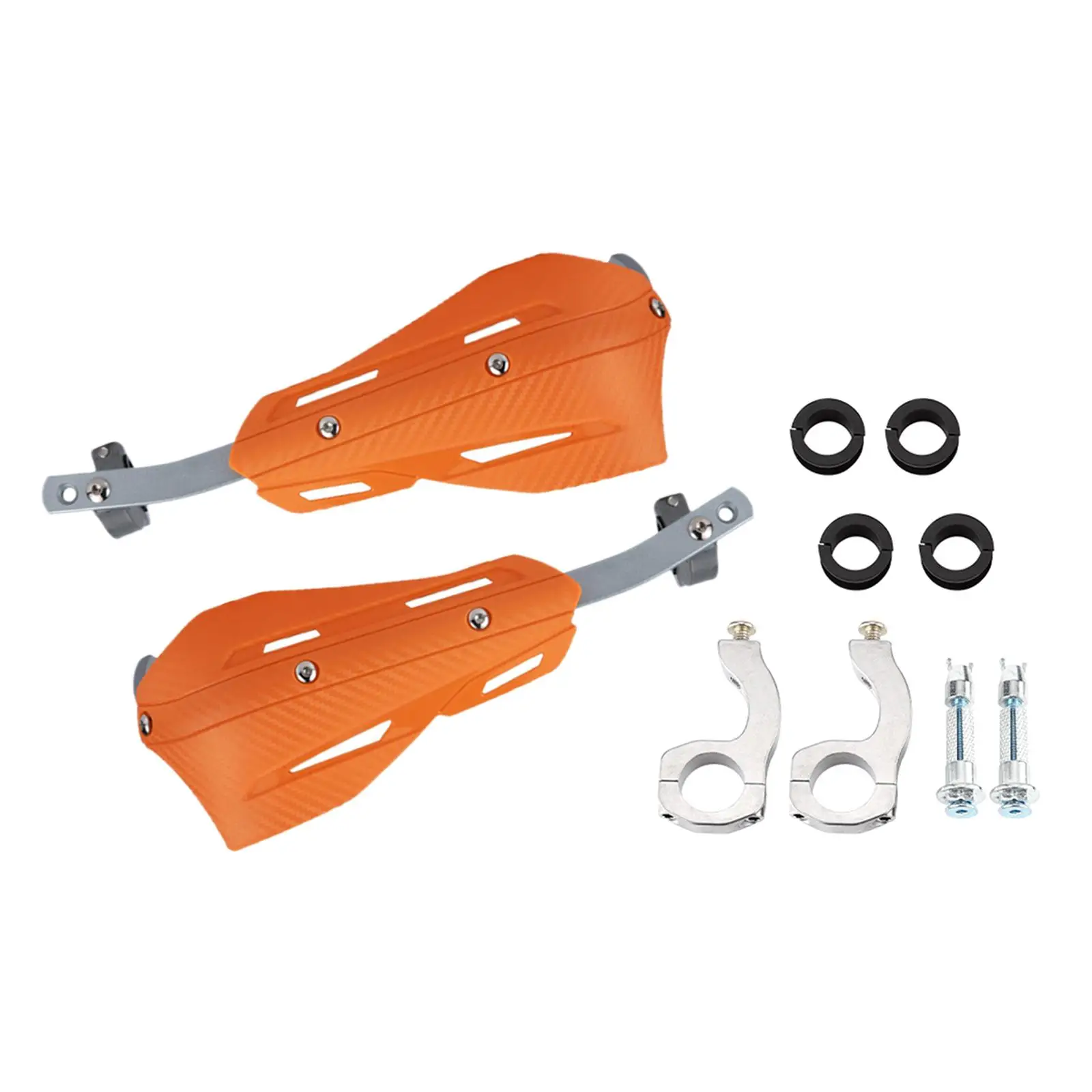 2PCS Motorcycle Handguards Hand Protector Wind Guard Fit 7/8 22mm and 1 1/8 28mm Brush Bar for Honda Motocross ATV