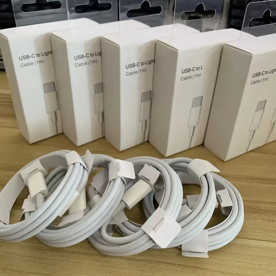 

10-20Pcs 1M PD 20W USB C Fast charging Data Cable For iPhone for Apple 15 14 13 Charger For Lightning to usb-c type c usb cable
