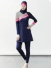 Modest Muslim Swimsuit Burkini Women Fashion Full Cover Women Conservative Swimsuit Bathing Suit Islamic Swimwear