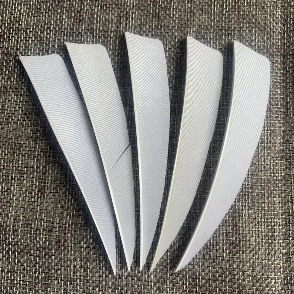 

50Pcs 4Inch Shield Turkey Feathers Arrow DIY Archery Accessories Feather Fletching For Any Wooden Carbon Arrow Shaft