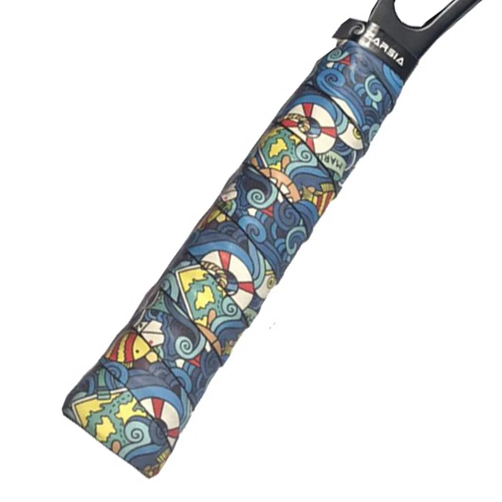 Vibrant Shock Absorbent Self-Adhesive Sports Overgrips