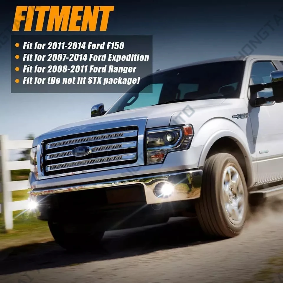 Buy SMOKE CRYSTAL HEAD LIGHTS LAMPS SIGNAL AMBER LEFT RIGHT DY 04-08 FORD F150 TRUCK In Walnut - Foto 5