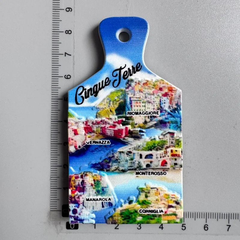 3D Cinque Terre Italie Réfrigérateur Réfrigérateur Aimant Touristique Souvenirs À La Main Résine Artisanat Magnétique Autocollants Maison Cuisine Décoration Voyage Cadeau