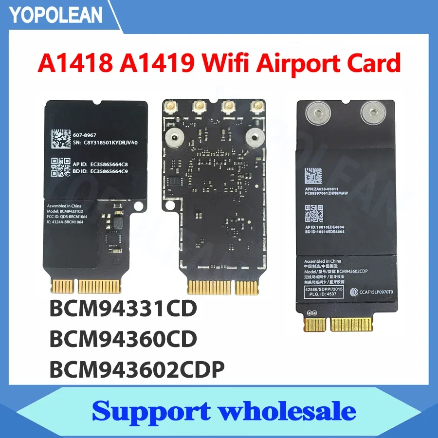 Mini PCI-E Adaptateur Convertisseur Pour Bcm94360cd/bcm94331cd Os X Convertir Bcm94360cd/bcm94331cd Module D'interface Mini PCI-E (bcm94360cd/ Bcm94331cd Module Non Inclus
