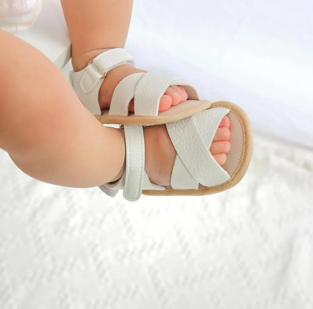 Summer Roman Baby Sandals Toddler Infant Kids Baby Girls Summer Princess Shoes Open Toe Sandals Prewalker