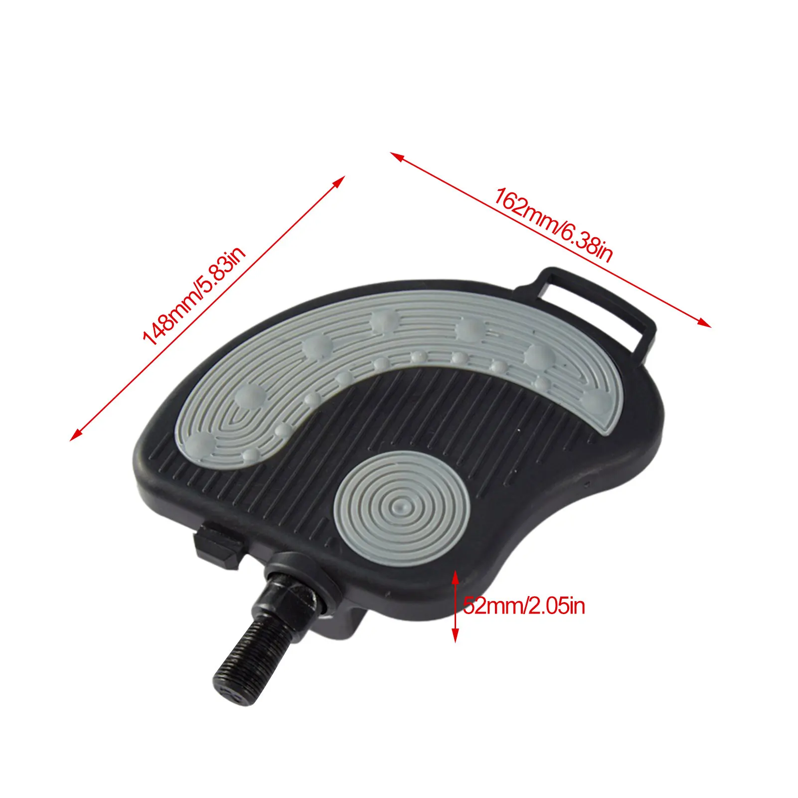 Mini Pedal Stepper Pedals Exercise Machine Pedals Indoor Cycling Bike Training Pedal With Straps For Home Office Gym