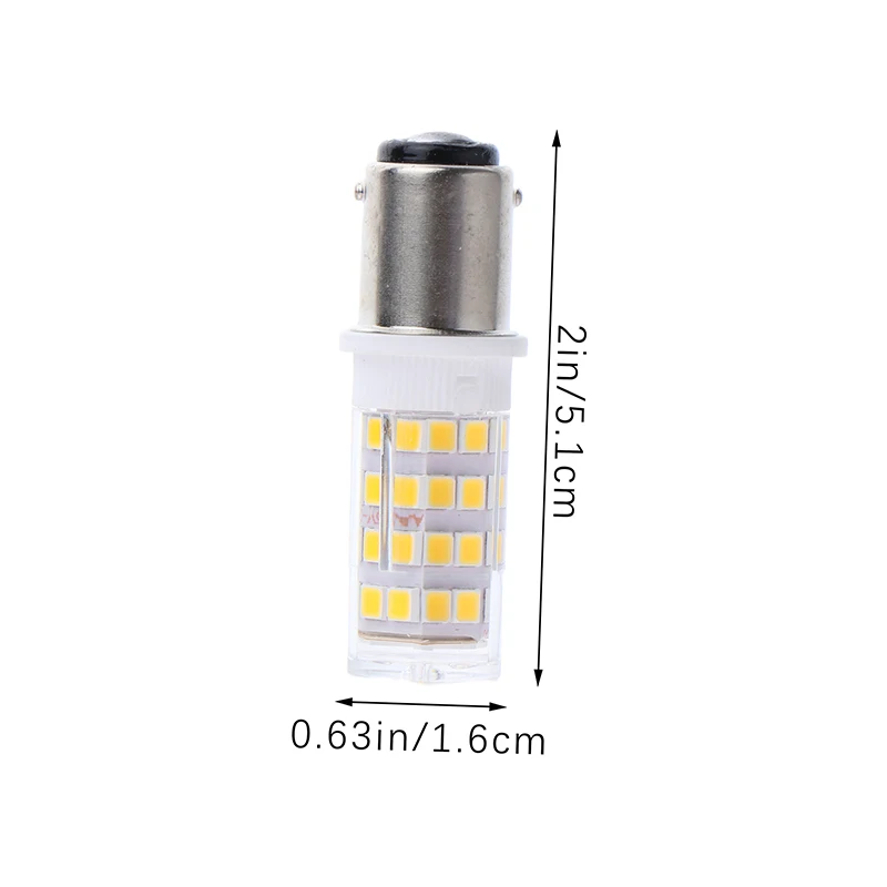 1Pc 220V BA15D 에너지 절약 옥수수 전구 크리스탈 램프 5W Led 조명 조명 재봉틀/보트/인테리어에 적합 높은 밝기