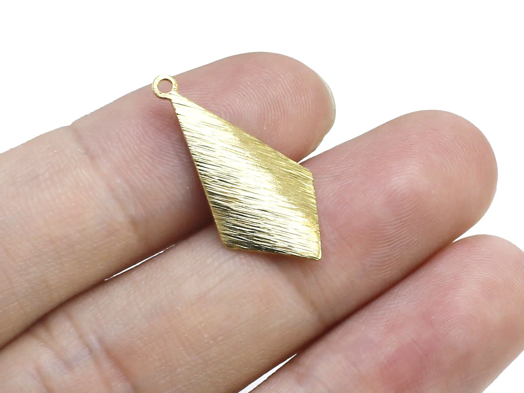 

Рельефные подвески для сережек, 20 шт., подвеска для ожерелья, 25x12x0,8 мм, ромбовидная латунная фурнитура, материалы для изготовления ювелирных изделий R1775