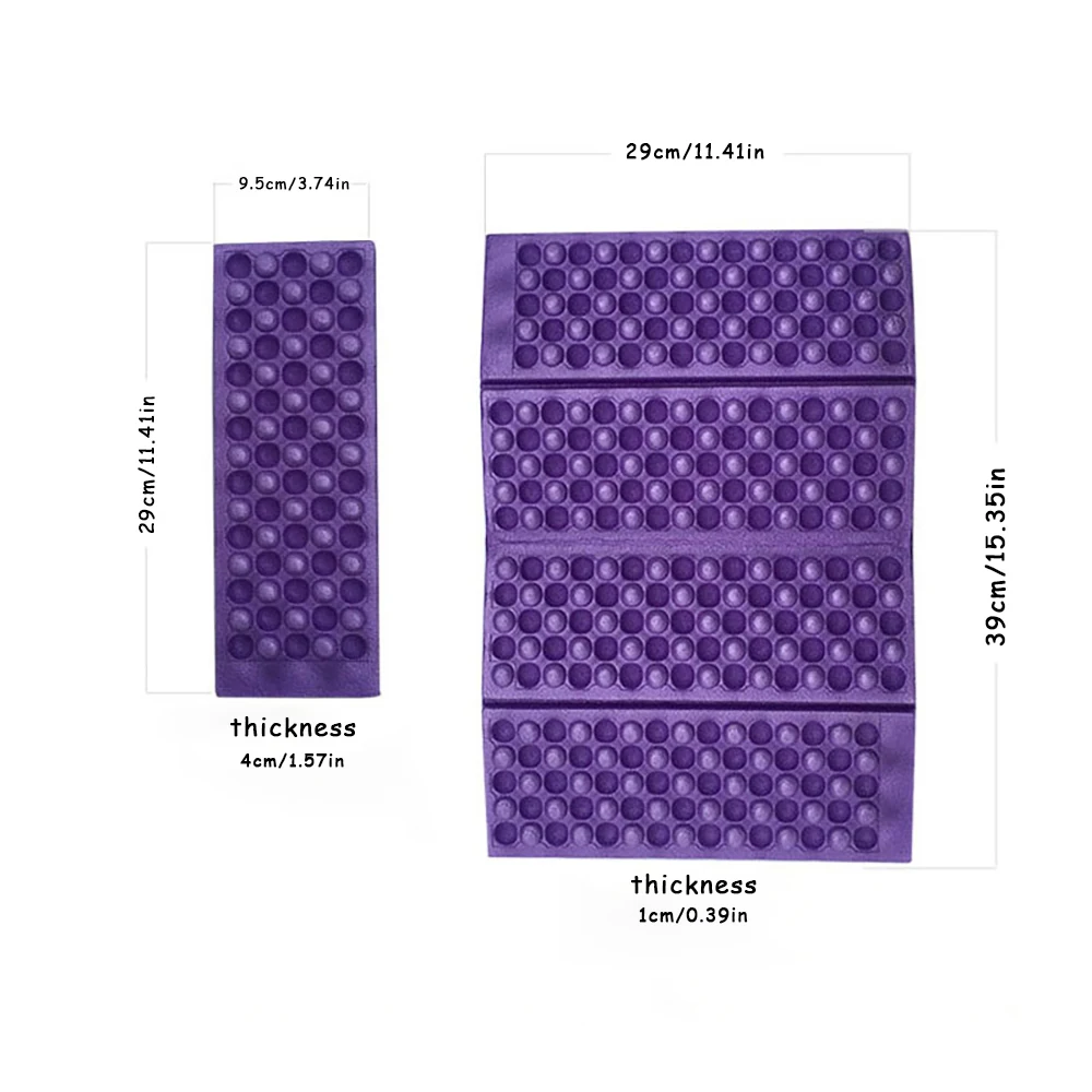 Camping Mat Picnic Beach Moisture-Proof Foldable XPE Cushion Hiking Portable Small Mats Egg Trough Waterproof Pad