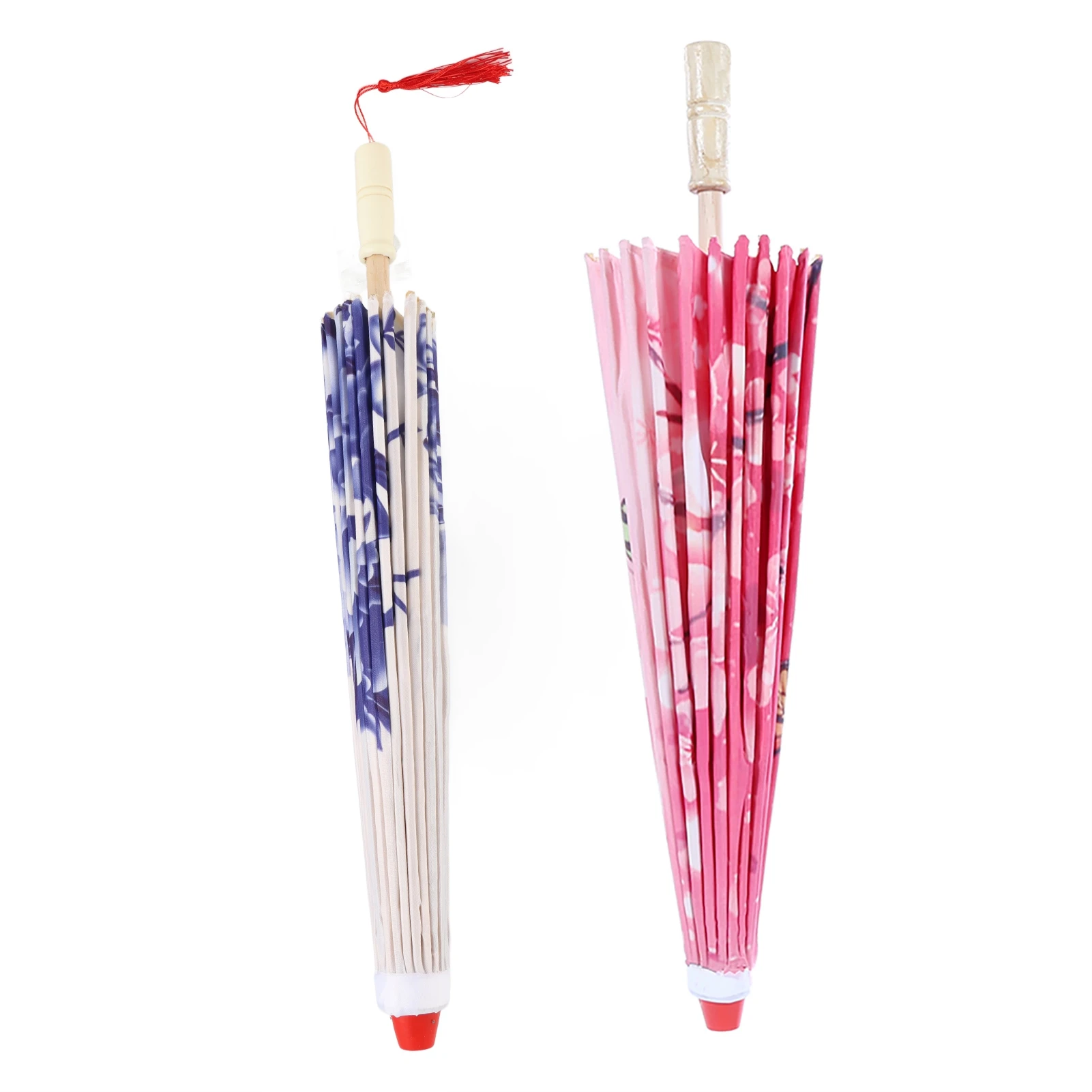 Fabric Umbrella Parasol Umbrella Rainproof Women Handmade Windproof Chinese Classical Dance