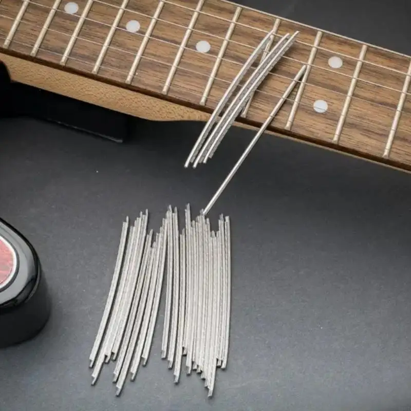 Edelstahl-Gitarren-Bunddraht-Set, 2,9 mm, 24 Griffbrett-Bünde für elektrische Akustikgitarre und Instrumente, dauerhaft 69HD – Detail 10