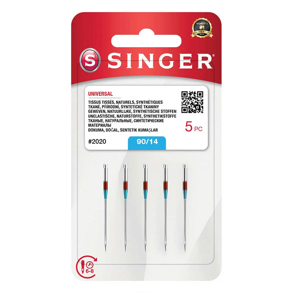 Singer Premium Ball Point Sewing Machine Needles 2045 - Sizes 80/11,100/16-  1pack =5pcs - AliExpress