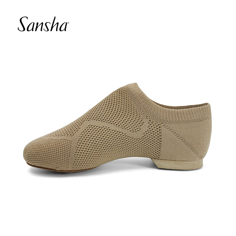Dance Shoes Sansha Unisex Breathabe Jazz Flying Mesh Suede Split-sole Women Men Girls Modern JS901K