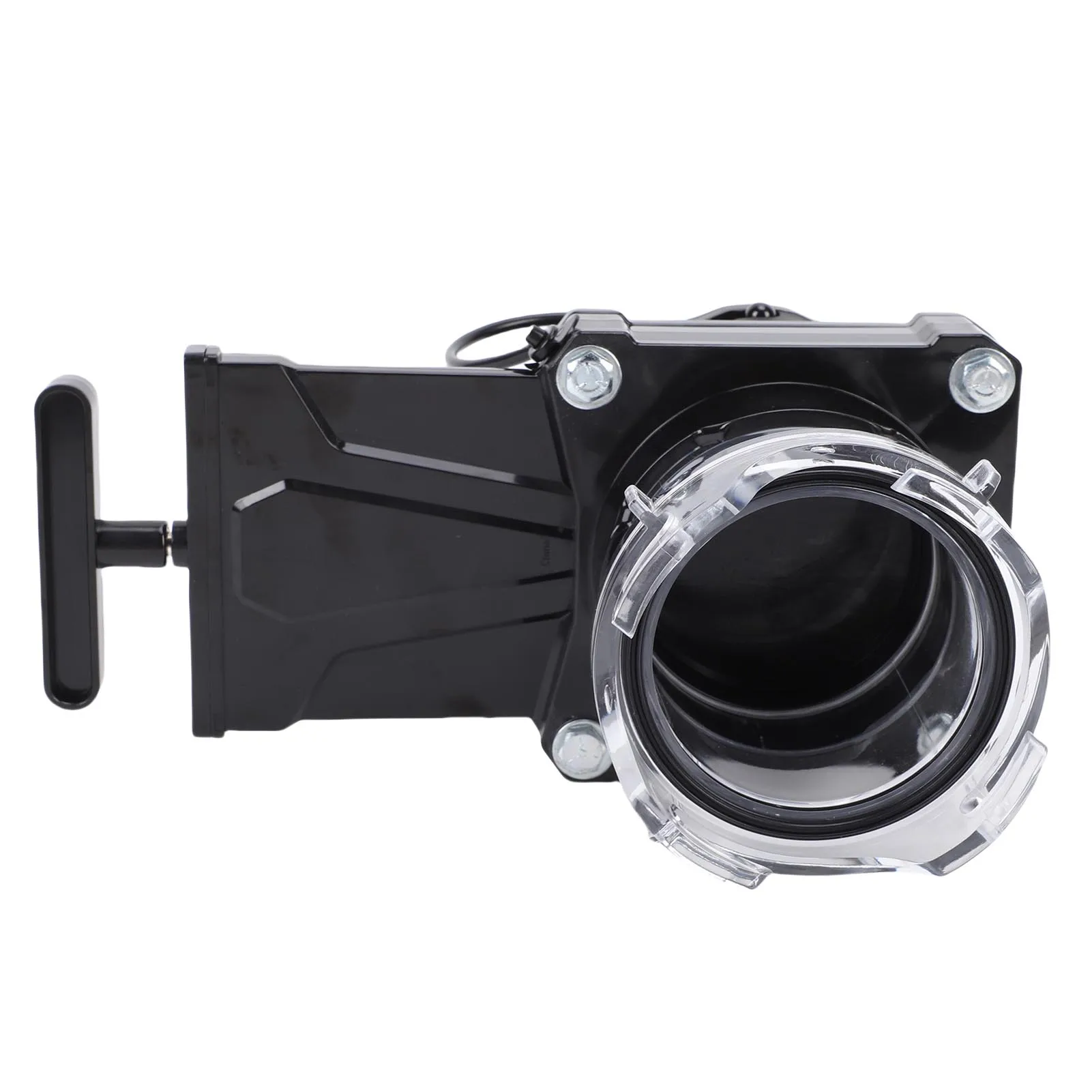 3 Inch RV Gate Valve RV Gate Valve with 3 Inch Clear Adapter Leakproof Odorproof Waste Valve Sewer Valve for RV Trailers